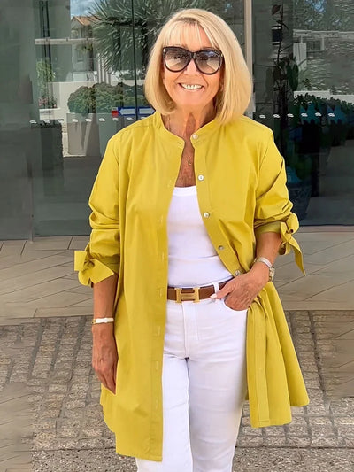 Tina™ | Veste Chemise Évasée en Coton