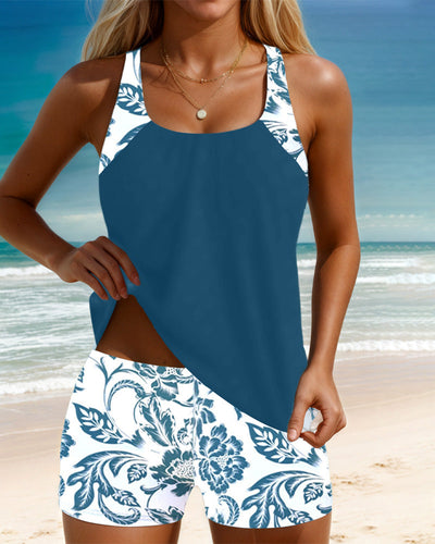 Tankini Deux Pièces Imprimé