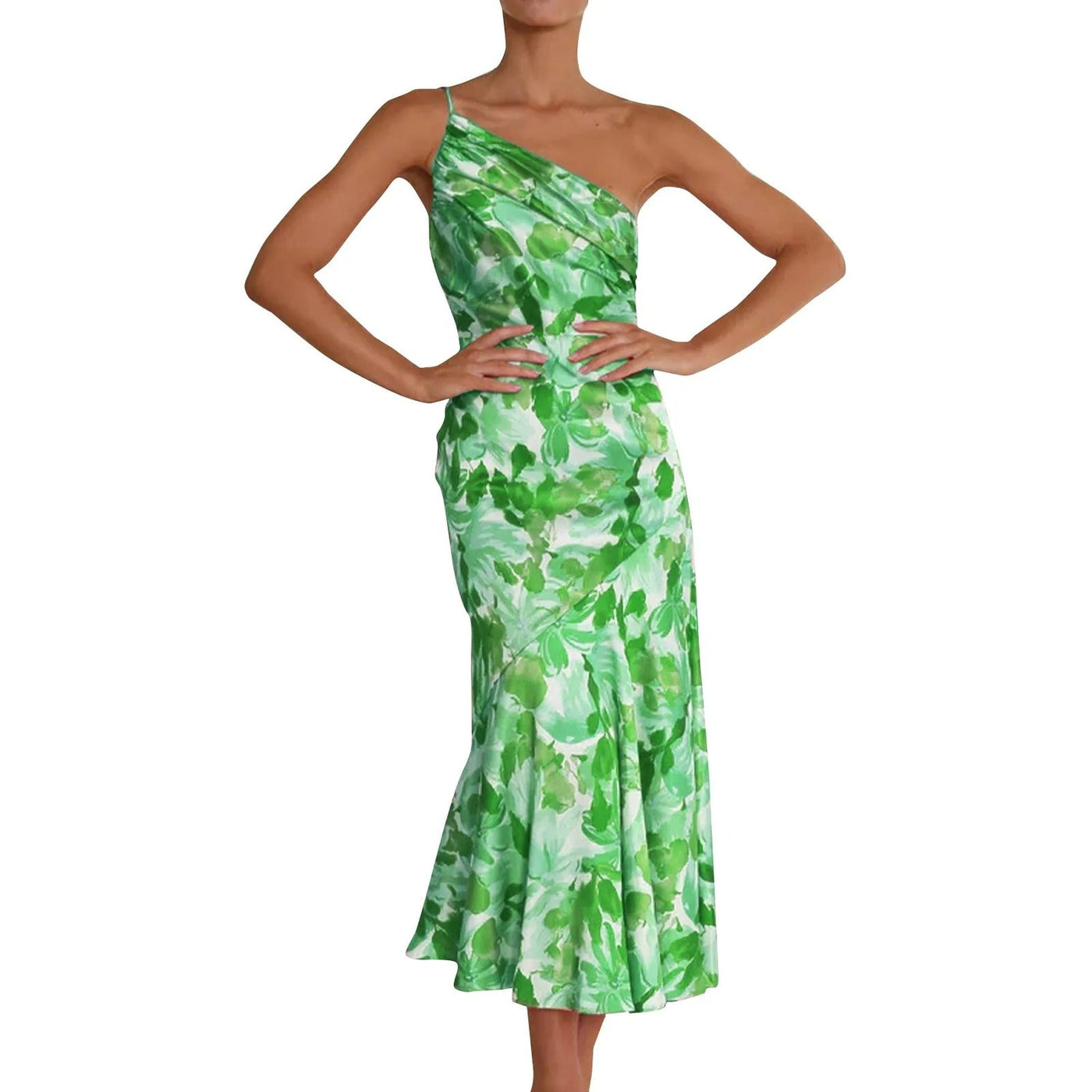 Sophie Paris® | Robe asymétrique fluide à imprimé floral