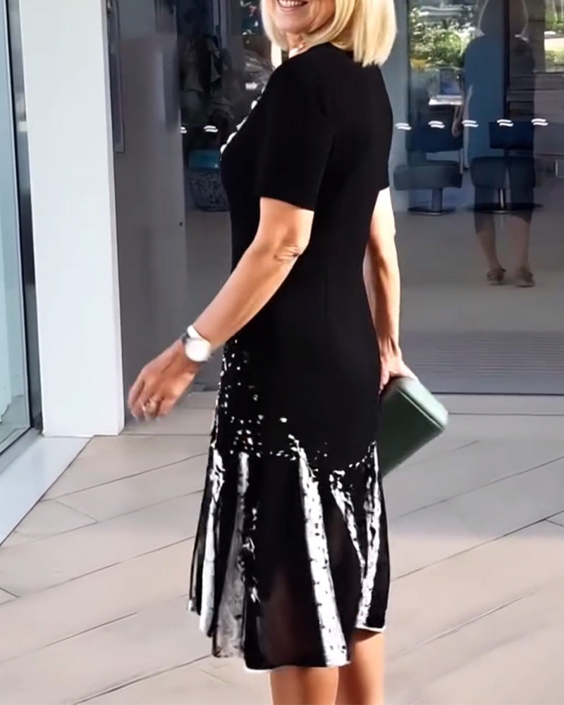 Robe Tempéramentale Navette Imprimé