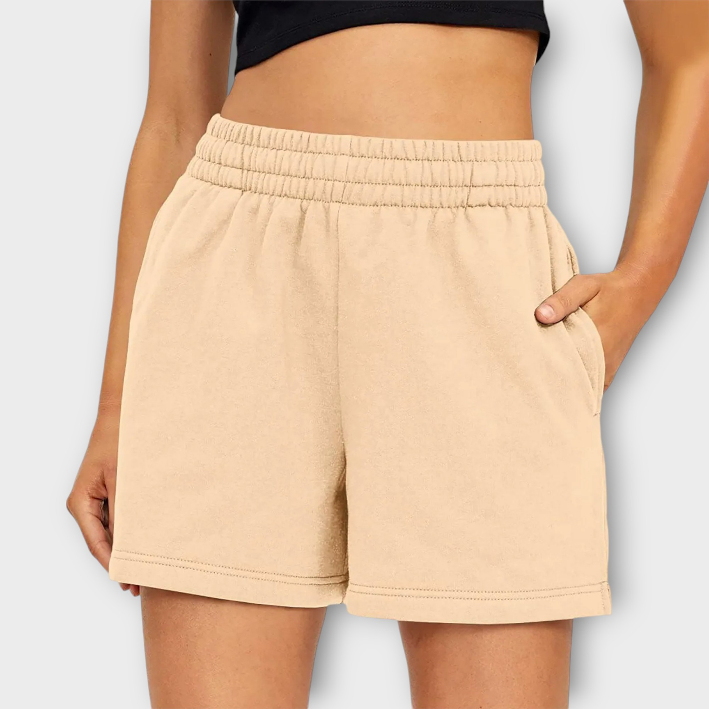 Short de Sport Taille Haute pour Femme