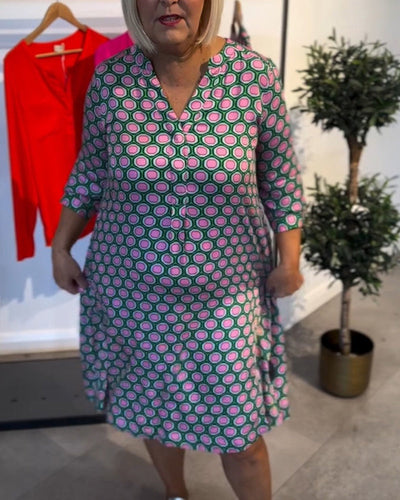 Robe Mode Décontractée À Manches Courtes