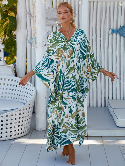 Robe Maxi en Bambou pour Resort Tropical