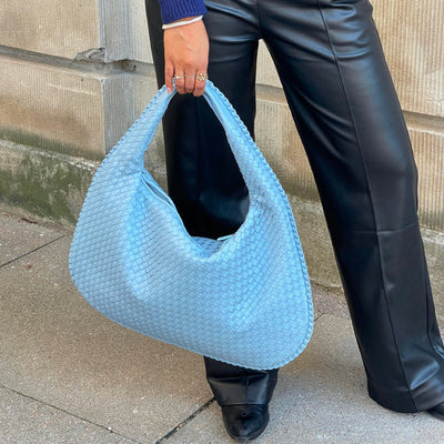 Sac à bandoulière design tissé pour femmes