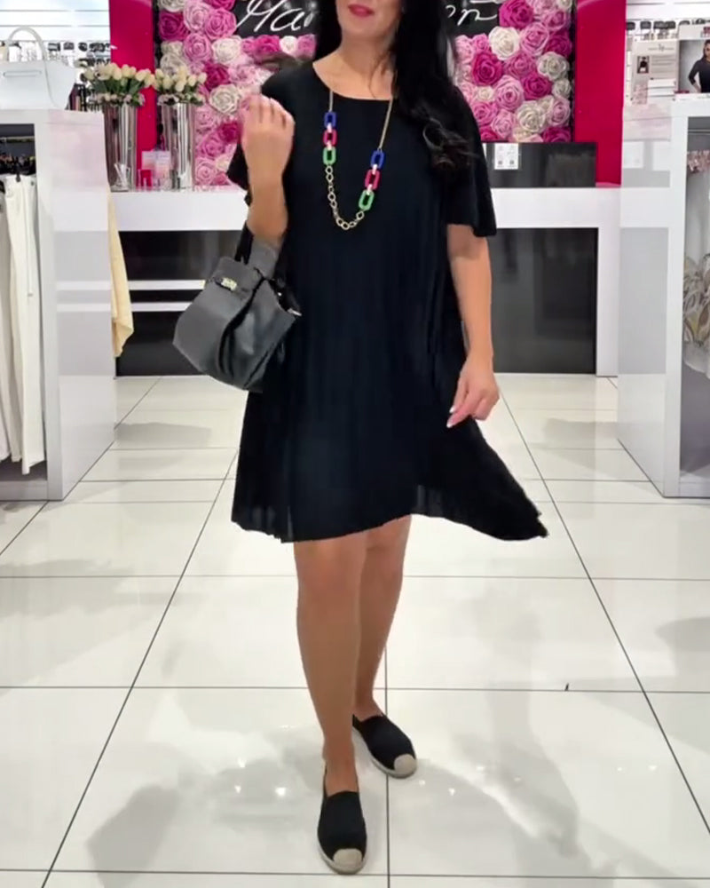 Robe Mode Street Plissée