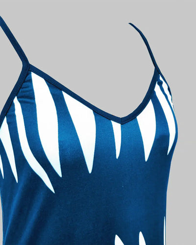 Robe Tempérament Et Tendance Encolure V Bretelles