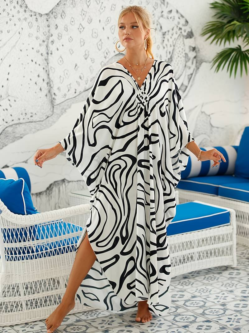 Robe Maxi en Bambou Resort Tropical
