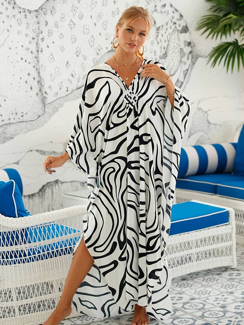 Robe Maxi en Bambou Resort Tropical