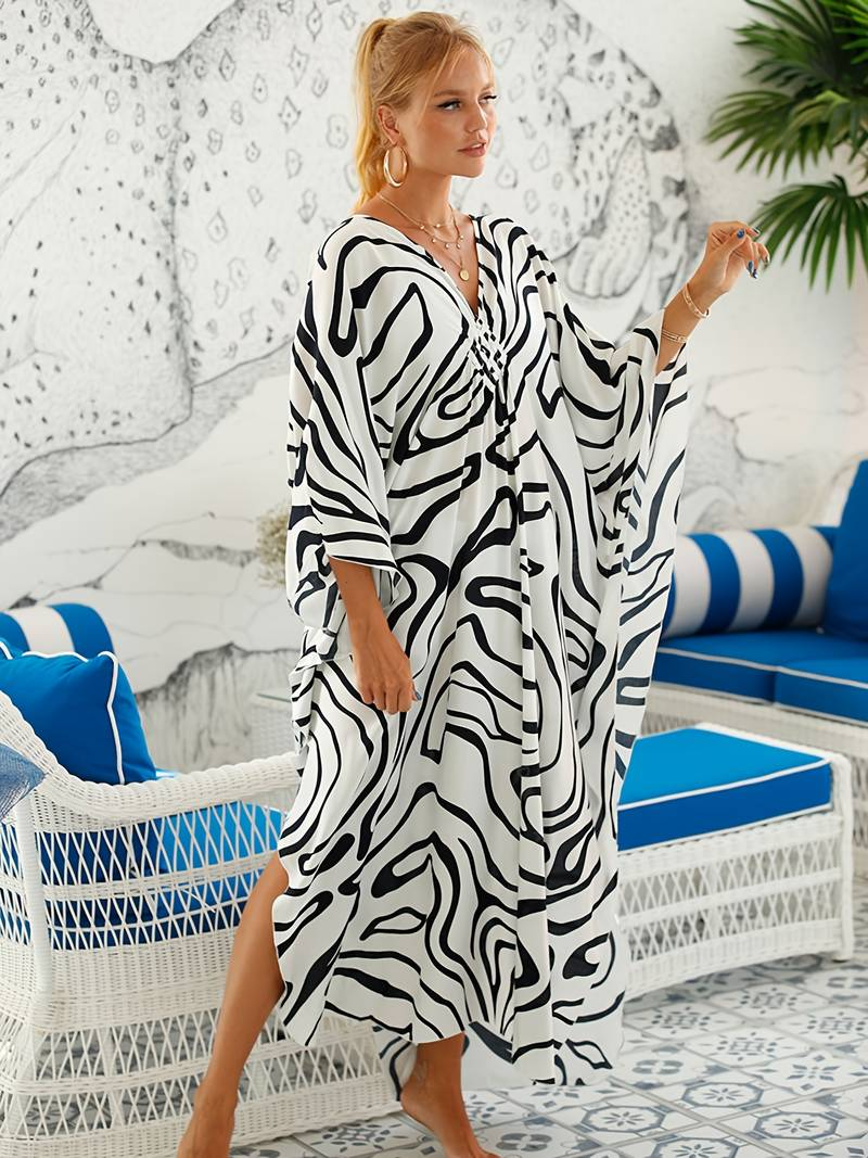 Robe Maxi en Bambou Resort Tropical