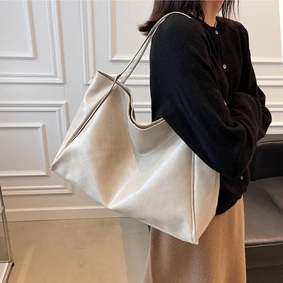 Sac à bandoulière en cuir pour femmes | grand