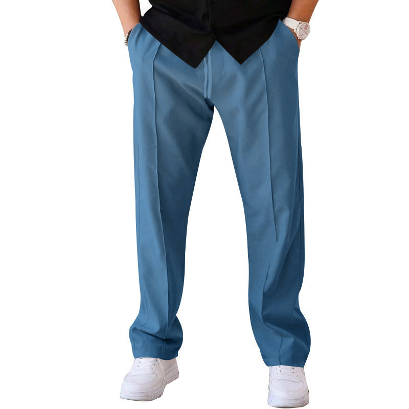 "Light Breeze" Pantalon de loisirs décontracté à coupe large