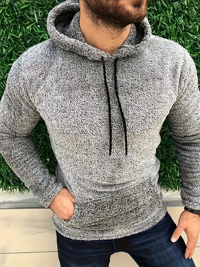 Sweat à capuche en tricot pour hommes | Chaud