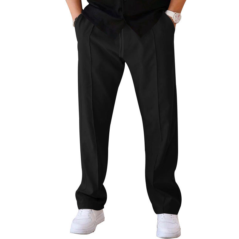 "Light Breeze" Pantalon de loisirs décontracté à coupe large