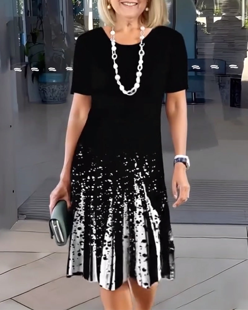 Robe Tempéramentale Navette Imprimé