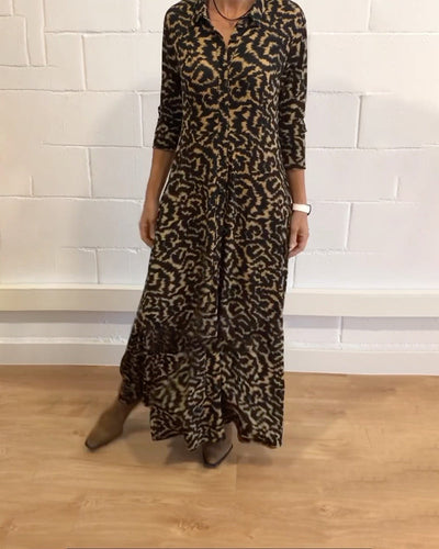 Serene - Robe longue élégante à manches longues