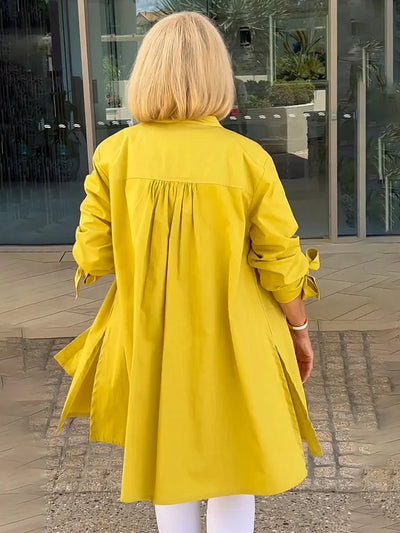 Tina™ | Veste Chemise Évasée en Coton