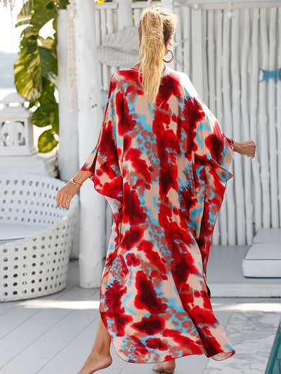 Robe Maxi Tropicale en Bambou pour Resort