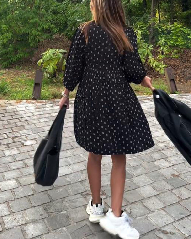 Robe Tendance Et Élégante Imprimée