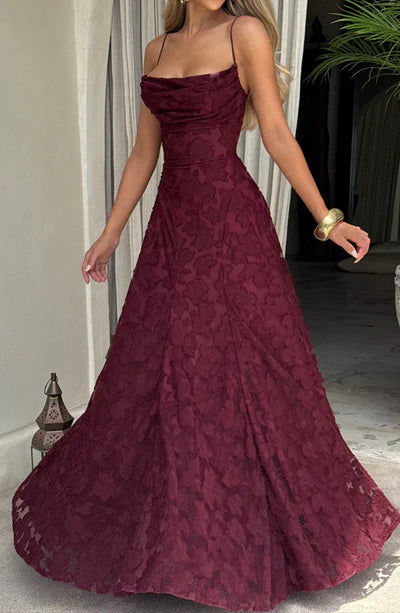 Rosaline™ | Robe longue en dentelle