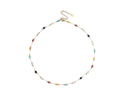 Sophia – Collier – Pierre naturelle – Acier inoxydable