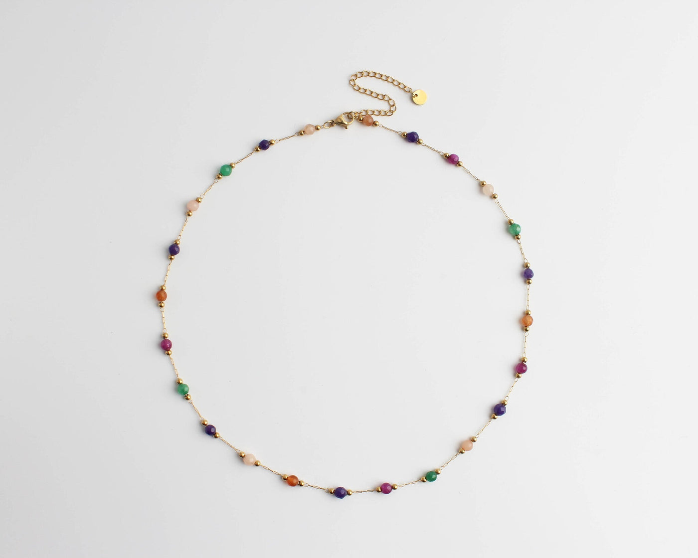 Sophia – Collier – Pierre naturelle – Acier inoxydable