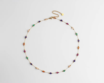 Sophia – Collier – Pierre naturelle – Acier inoxydable