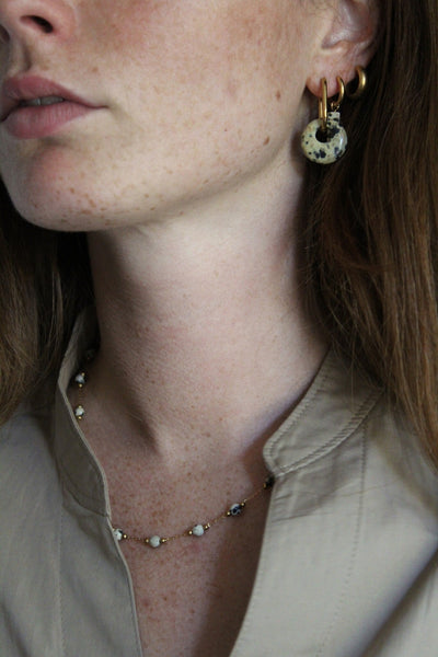 Sophia – Collier – Pierre naturelle – Acier inoxydable