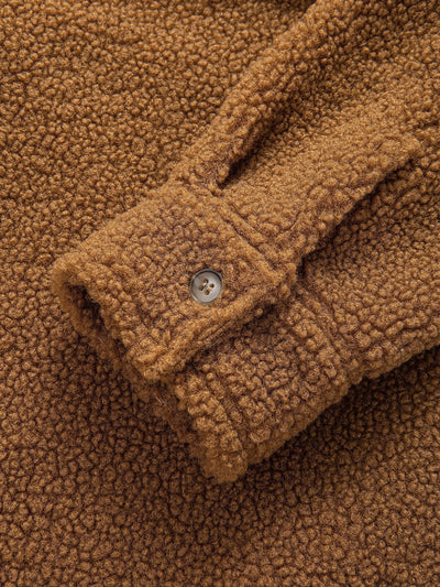 Teddy Fleece Button Up Shirt