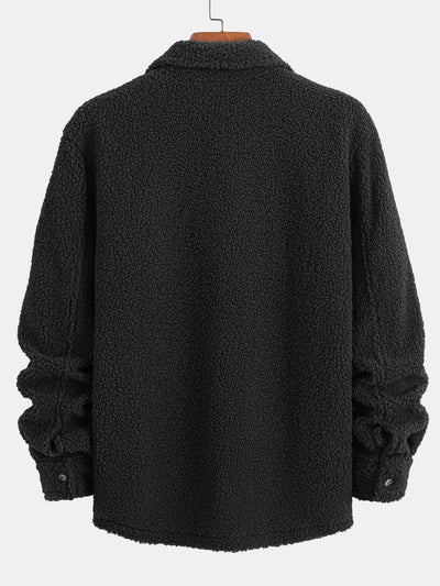 Teddy Fleece Button Up Shirt