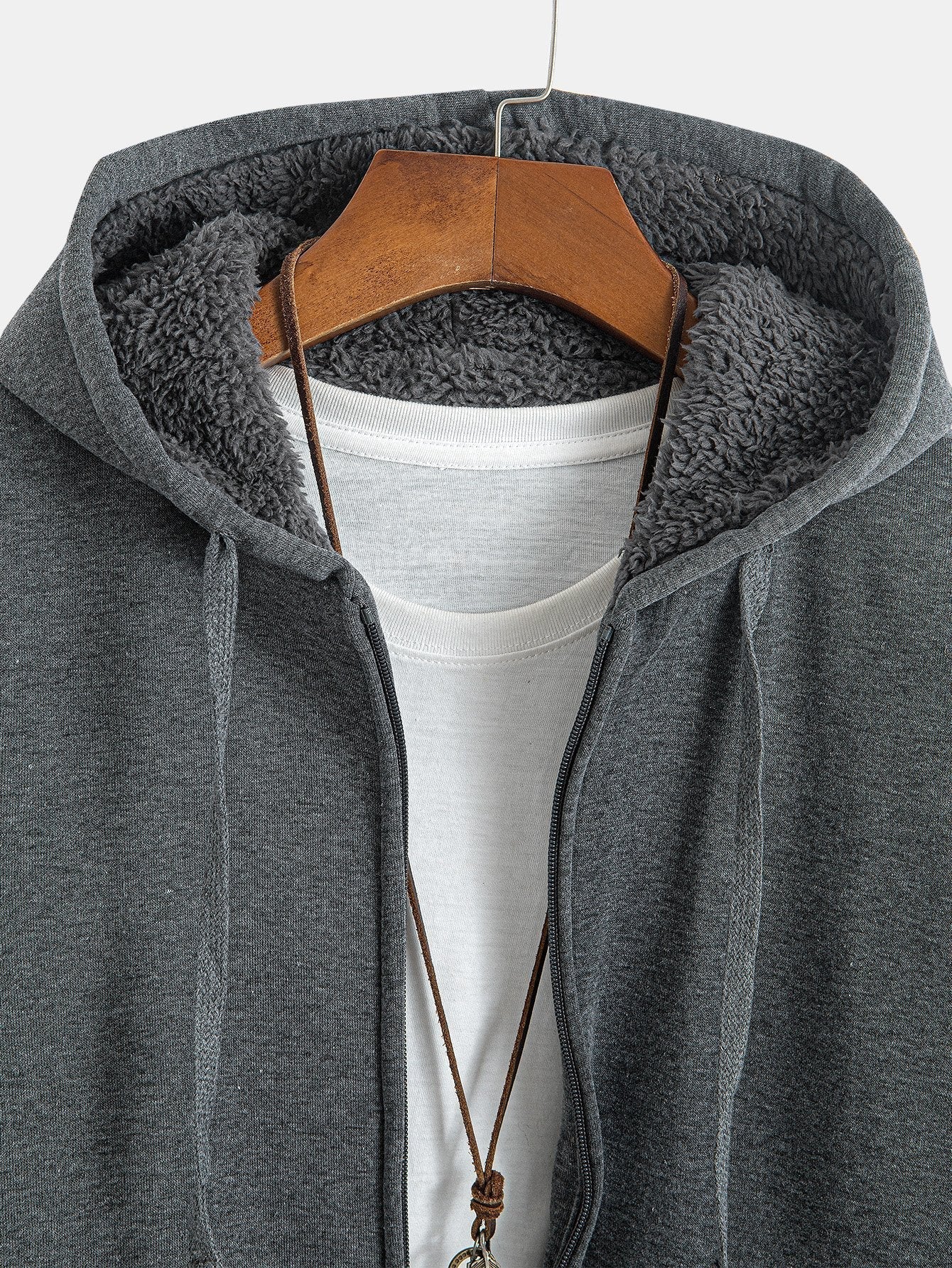 Teddy Fleece Lined Hoodie