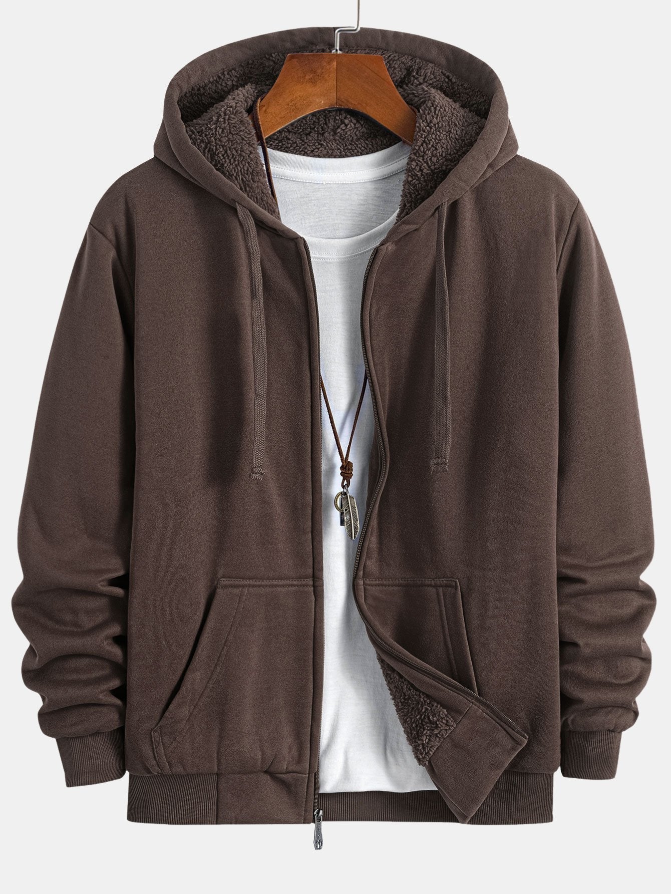Teddy Fleece Lined Hoodie