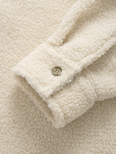 Teddy Fleece Button Up Shirt