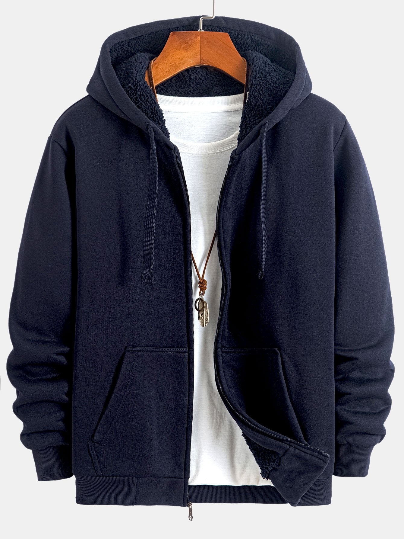 Teddy Fleece Lined Hoodie