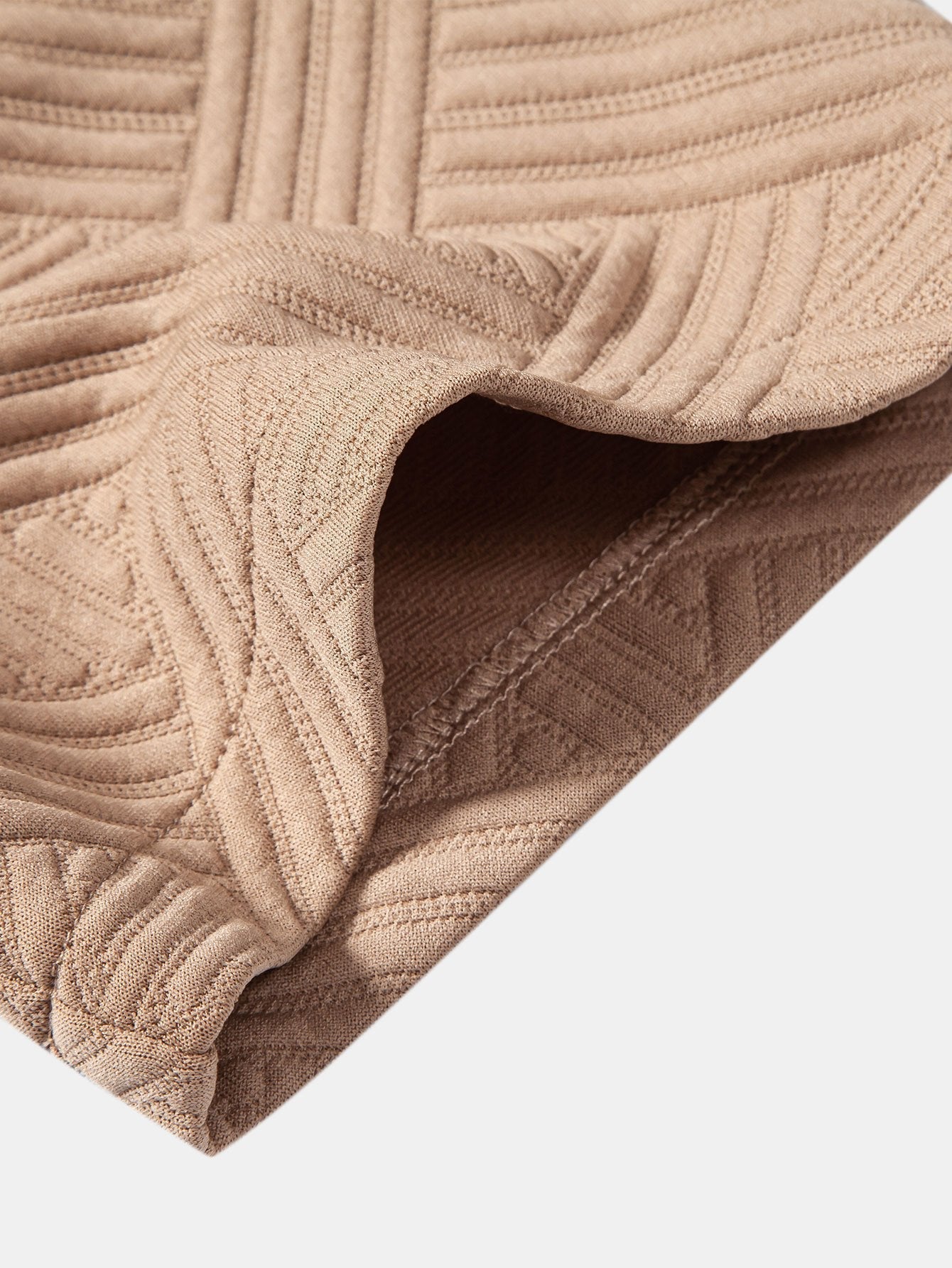 Texture Jacquard Button Up Shirt & Shorts