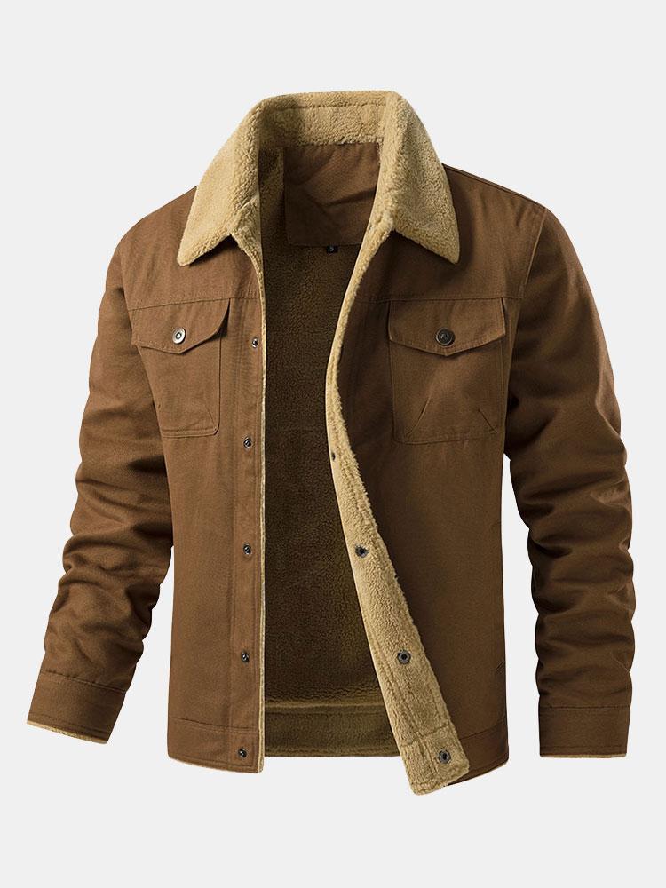 Teddy Lined Chino Jacket