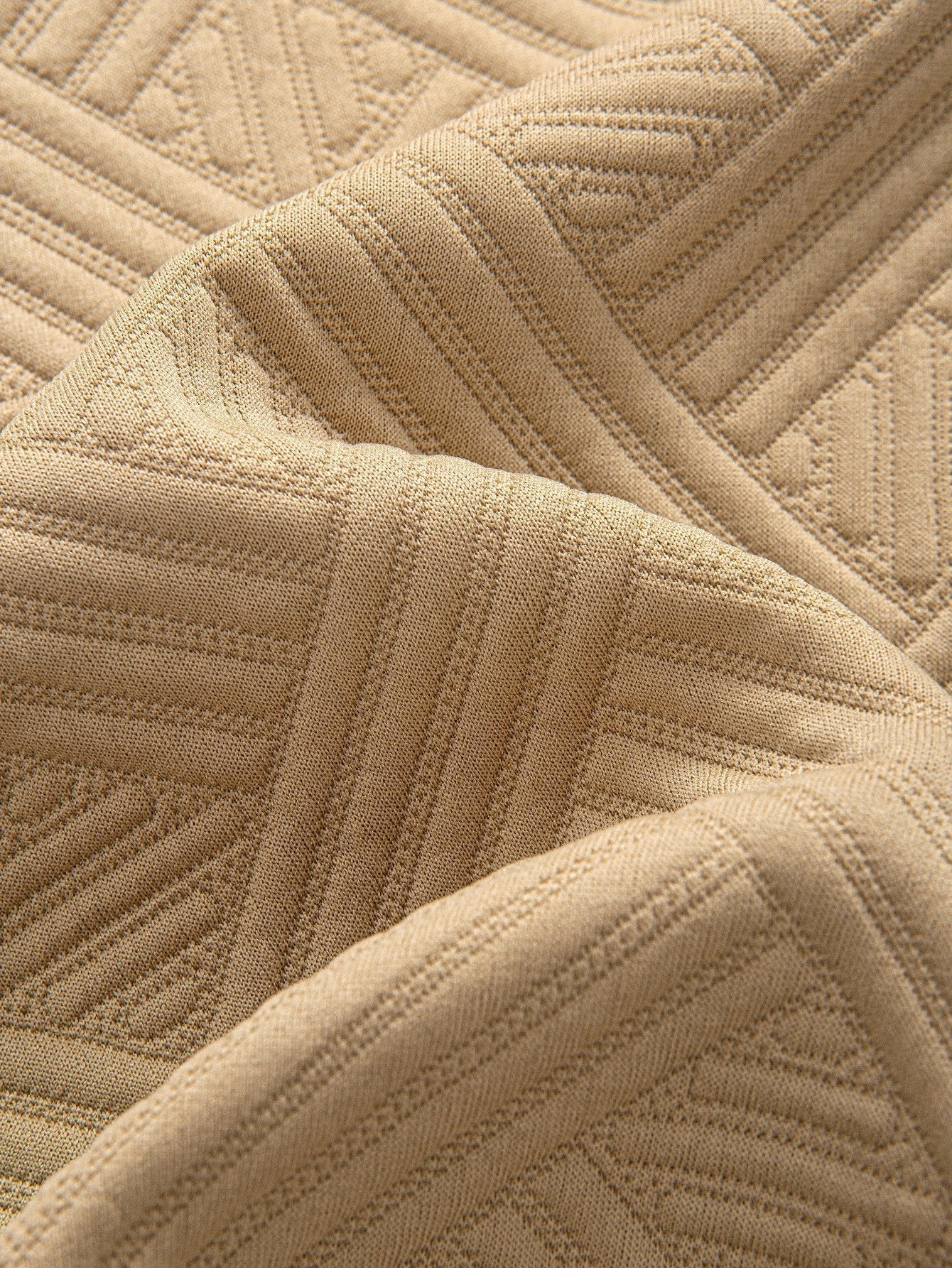 Striped Jacquard Button Up Shirt