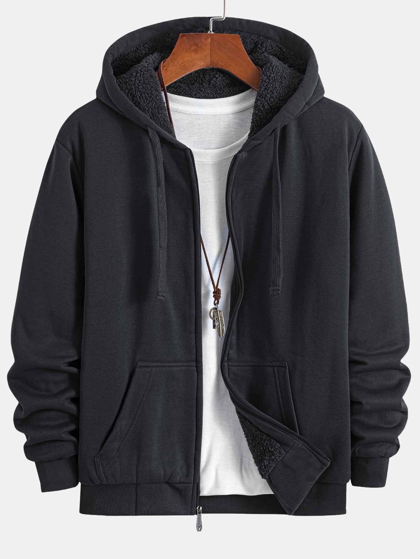 Teddy Fleece Lined Hoodie