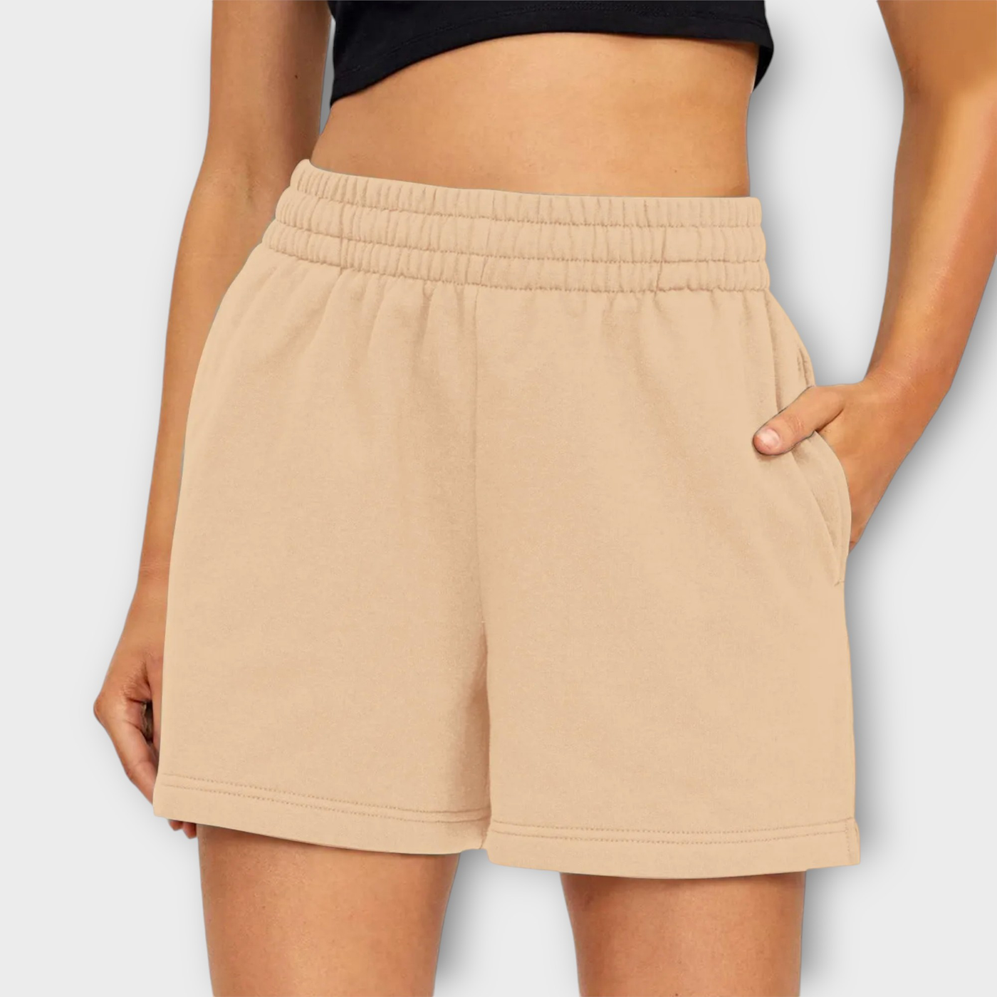 Short de Sport Taille Haute pour Femme