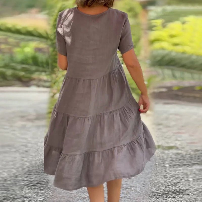 Robe Midi Superposée pour Femmes