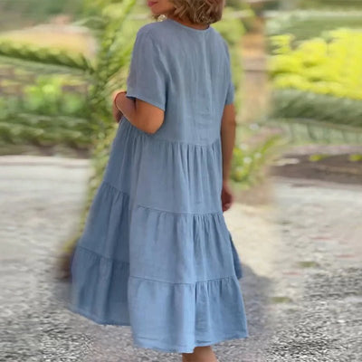 Robe Midi Superposée pour Femmes