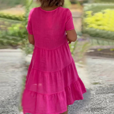 Robe Midi Superposée pour Femmes