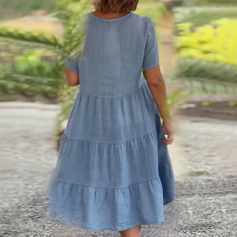 Robe Midi Superposée pour Femmes