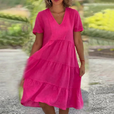 Robe Midi Superposée pour Femmes