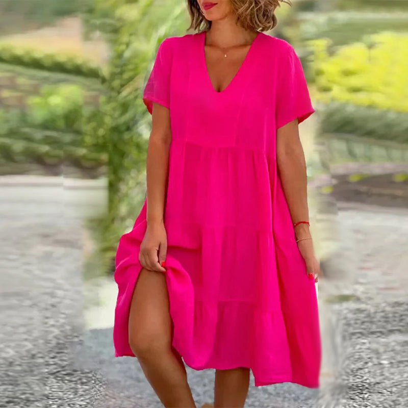 Robe Midi Superposée pour Femmes