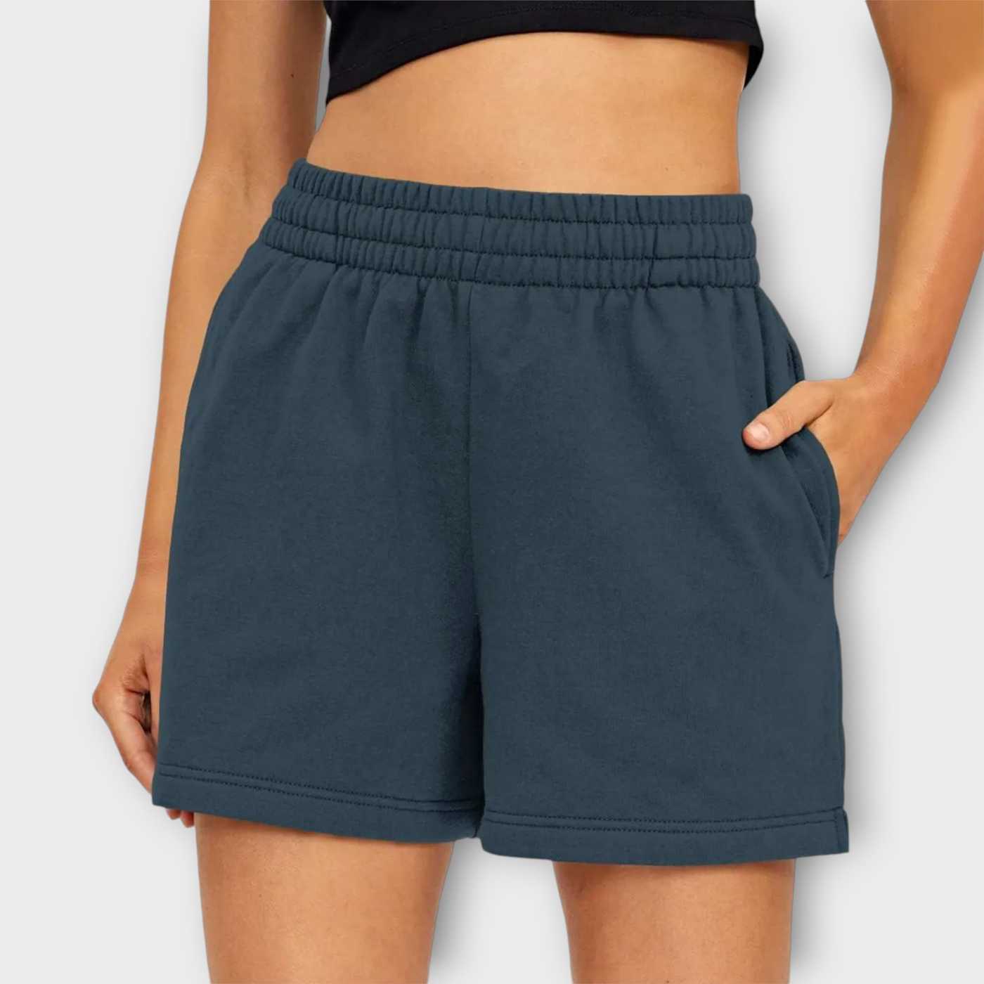 Short de Sport Taille Haute pour Femme