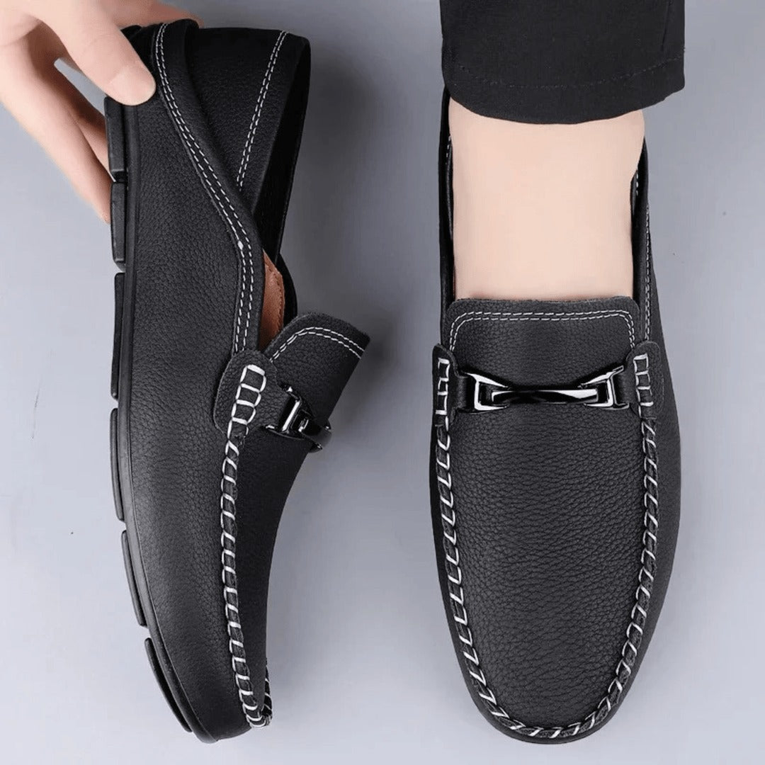 Weiche Loafer aus echtem Leder