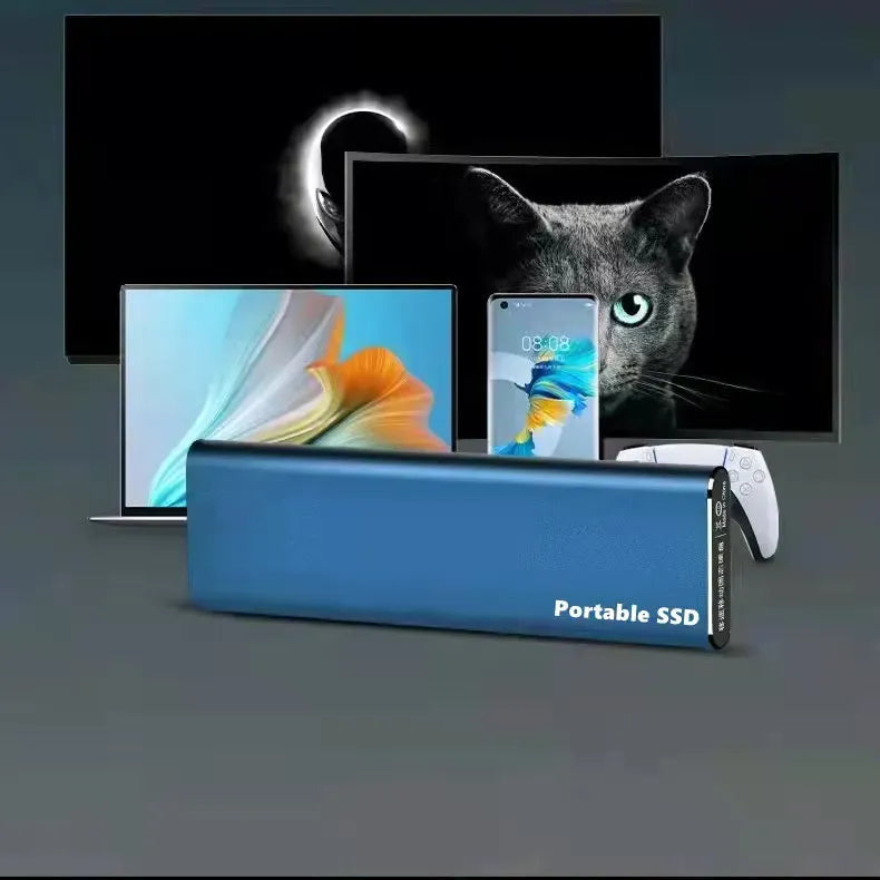 SSD portable avec transfert de données rapide en USB-C