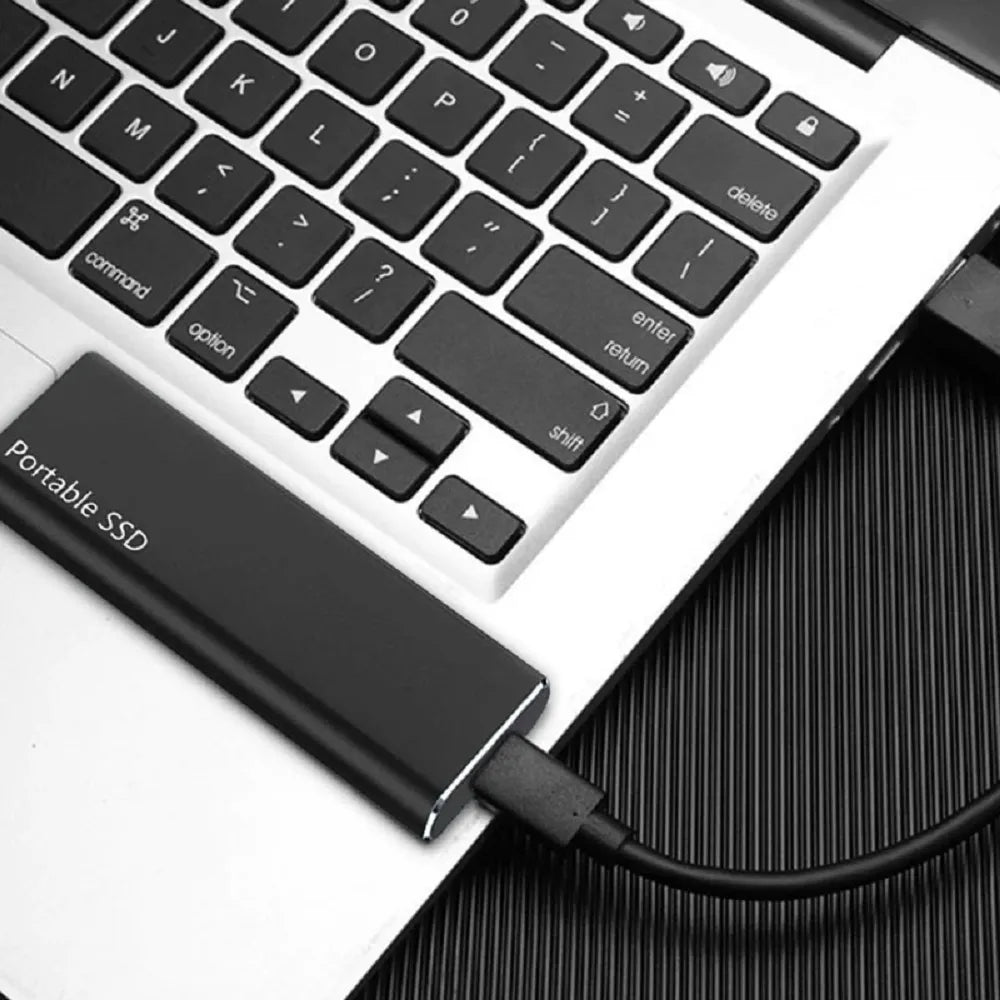 SSD portable avec transfert de données rapide en USB-C