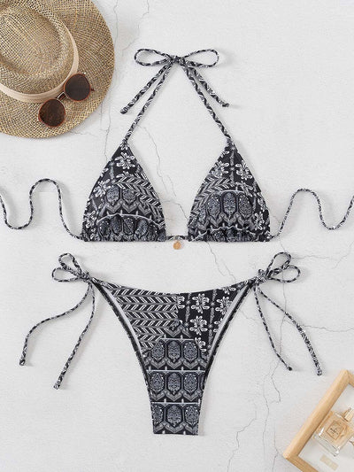 Maillot de Bain deux Pièces Dos nu pour Femmes