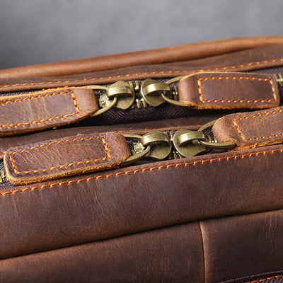 Robert - Sac à dos de voyage en cuir rétro